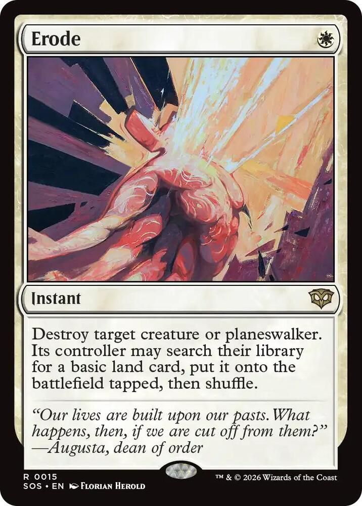 Erode - Secrets of Strixhaven (SOS) Foil