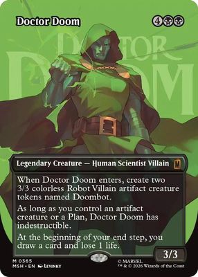 SJF Doctor Doom (Borderless) (0365) - Marvel Super Heroes (MSH)