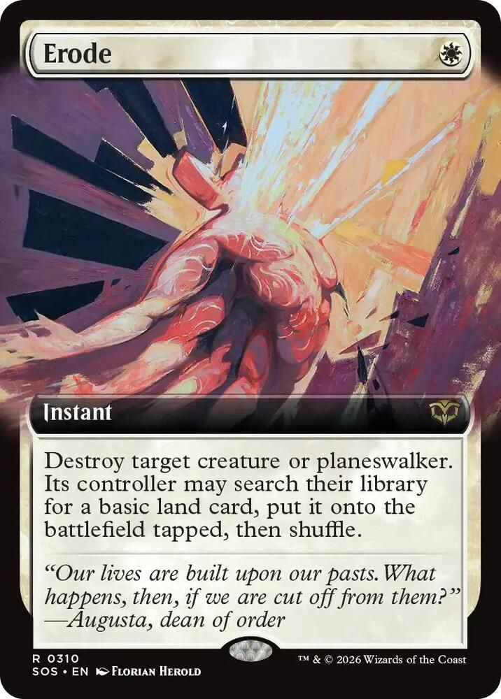 Erode (Extended Art) - Secrets of Strixhaven (SOS)