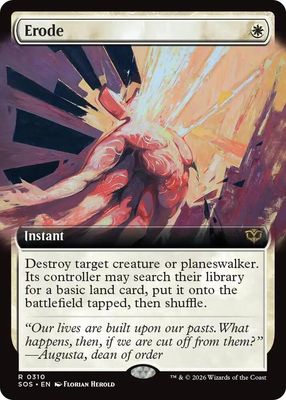 Erode (Extended Art) - Secrets of Strixhaven (SOS)