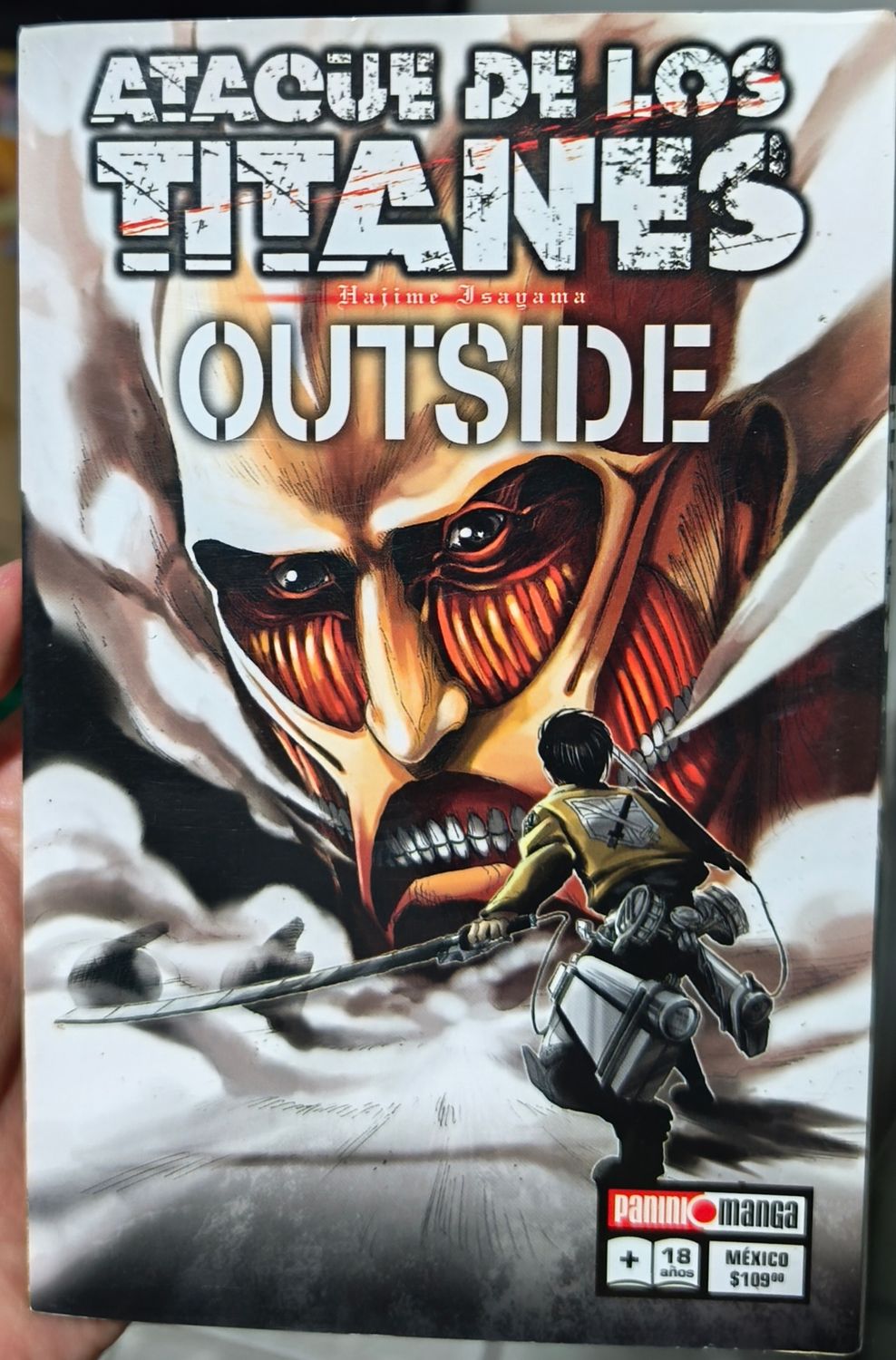 SJ6 Attack on Titan Manga Volumen Outside Español Panini