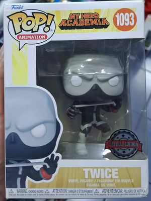 SJ6 Twice Figura Funko Pop 1093 My Hero Academia Figura *Caja Dañada*