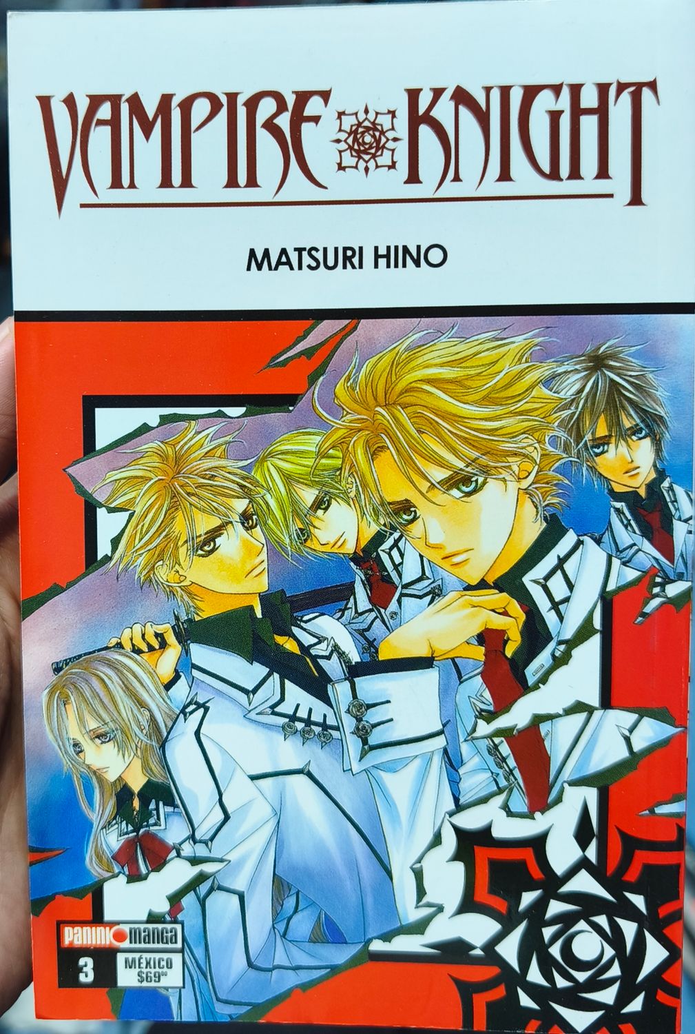 SJ6 Vampire Knight Manga Volumen 3 Español Panini
