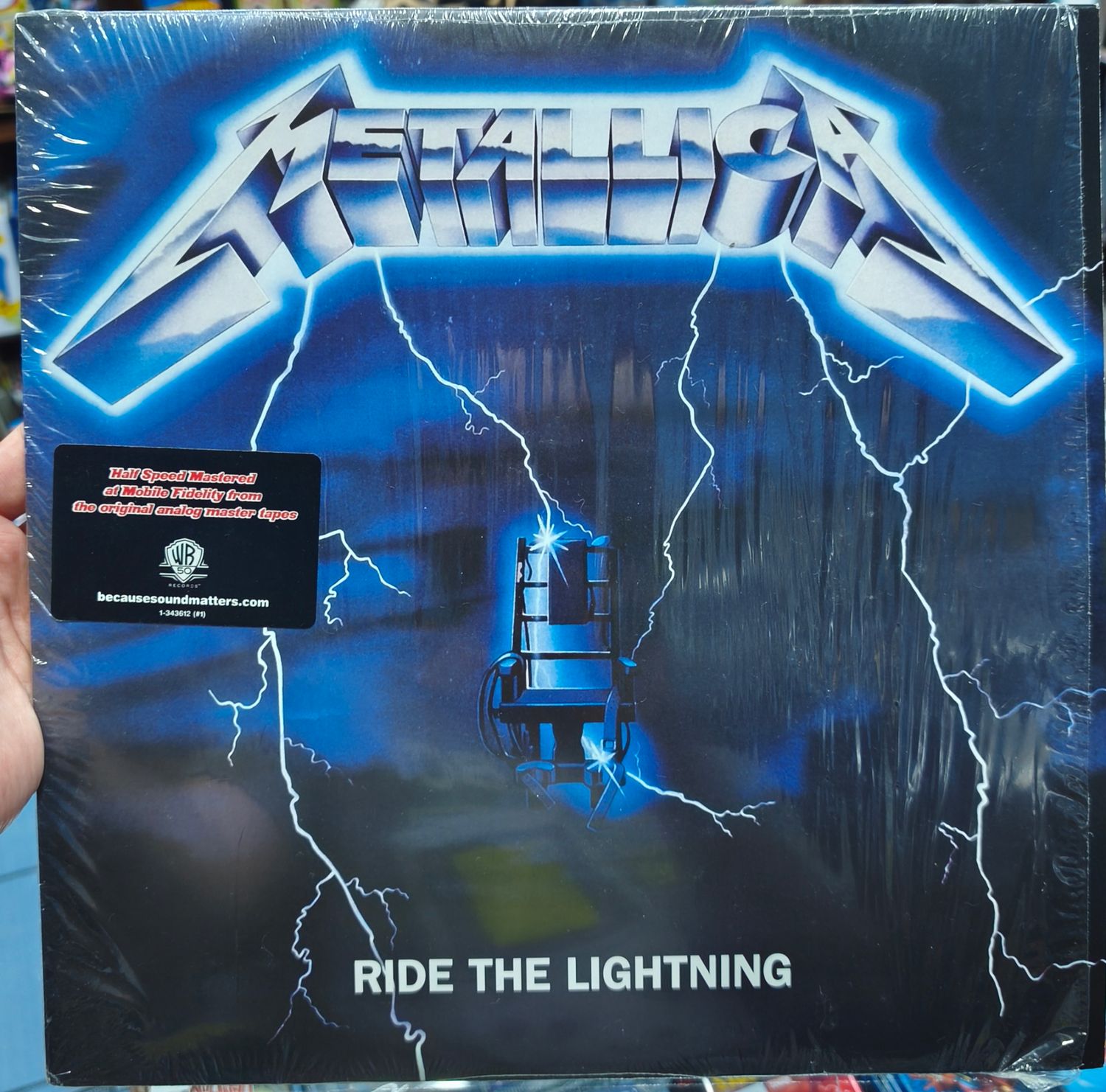 SJ2 Metallica Ride The Lightning LP Vinyl Acetato