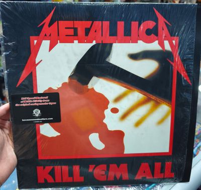 SJ2 Metallica Kill em All LP Vinyl Acetato SJ2 Metallica Kill em All LP Vinyl Acetato