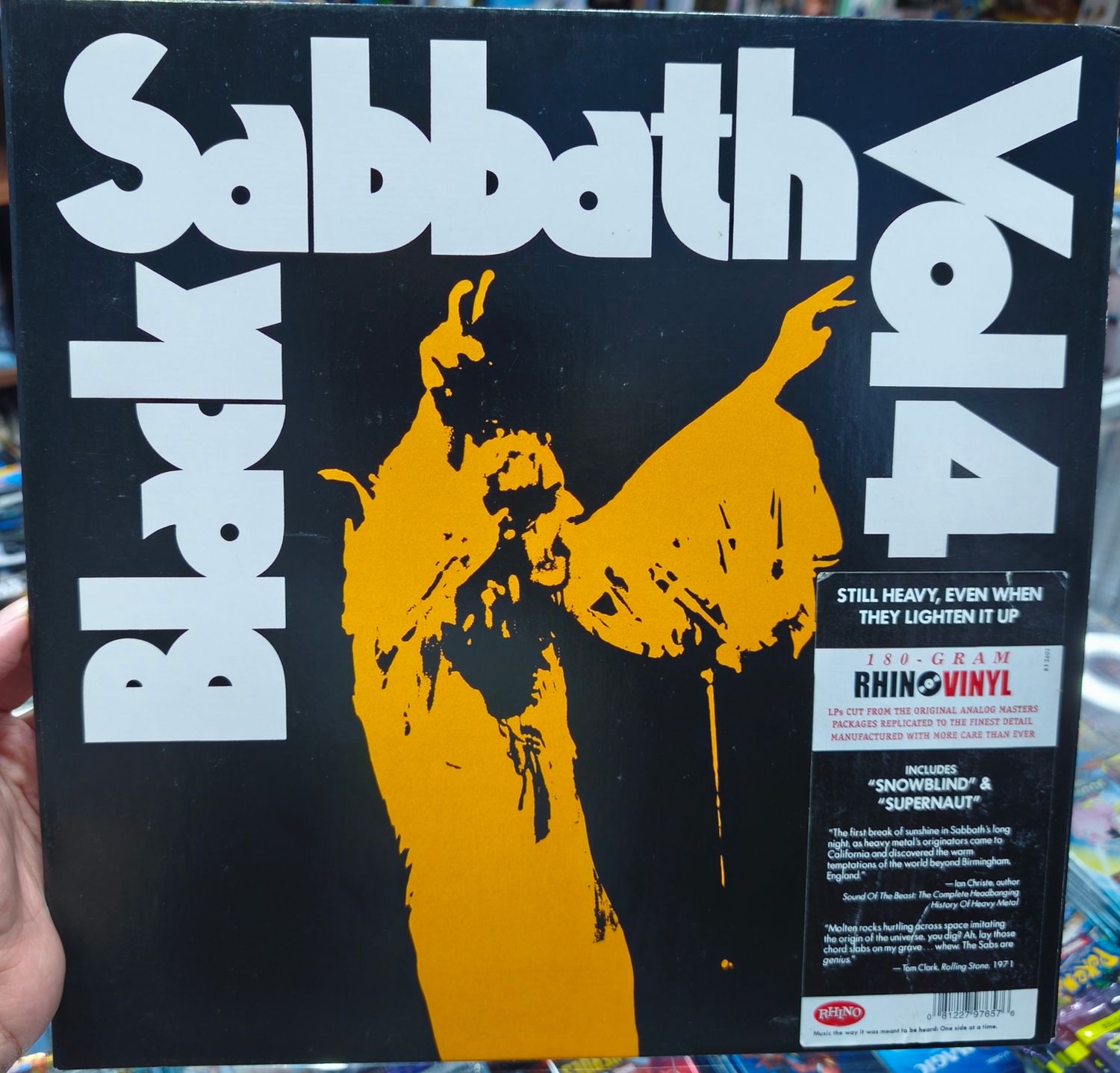 SJ2 Black Sabbath Vol 4 Vinyl Acetato