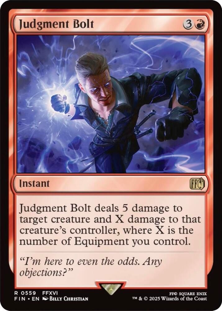 Judgment Bolt - FINAL FANTASY (FIN) Rare
