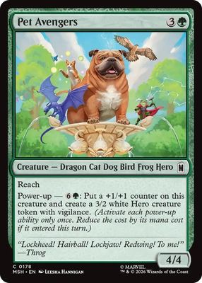 Pet Avengers - Marvel Super Heroes (MSH)