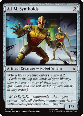 A.I.M. Synthoids - Marvel Super Heroes (MSH)