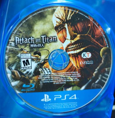 SJ6 Attack on Titan Playstation 4 Disco