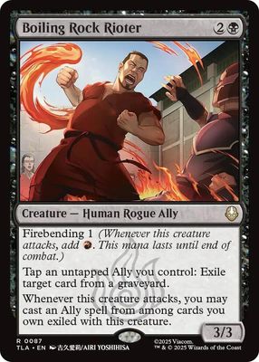 Boiling Rock Rioter - Avatar: The Last Airbender (TLA) Avatar: The Last Airbender Foil