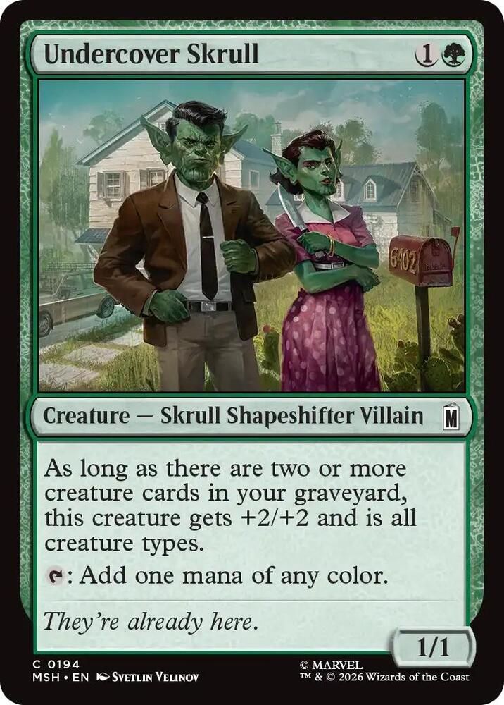 Undercover Skrull - Marvel Super Heroes (MSH)