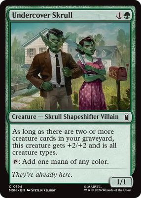 Undercover Skrull - Marvel Super Heroes (MSH)