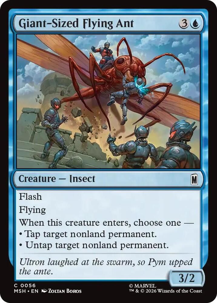 Giant-Sized Flying Ant - Marvel Super Heroes (MSH)
