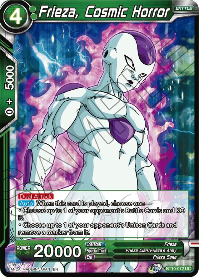 Frieza, Cosmic Horror - Rise of the Unison Warrior (DBS-B10)