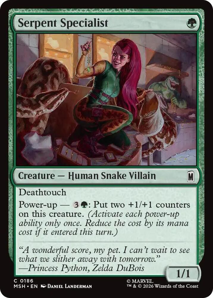 Serpent Specialist - Marvel Super Heroes (MSH)