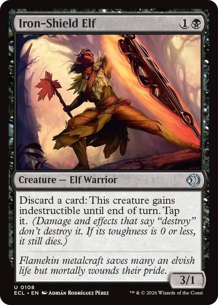 Iron-Shield Elf - Lorwyn Eclipsed (ECL) Lorwyn Eclipsed Foil