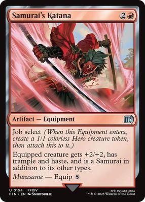 Samurai's Katana - FINAL FANTASY (FIN) Uncommon