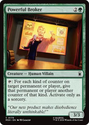 Powerful Broker - Marvel Super Heroes (MSH)
