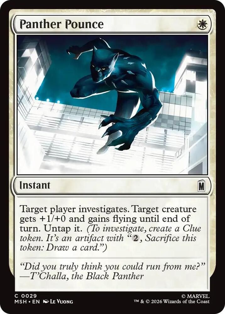 Panther Pounce - Marvel Super Heroes (MSH)