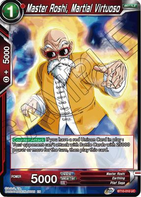 Master Roshi, Martial Virtuoso - Rise of the Unison Warrior (DBS-B10)