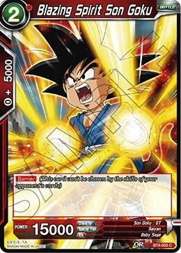 Blazing Spirit Son Goku - Colossal Warfare (DBS-B04)