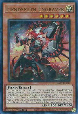 Fiendsmith Engraver (UR) - Quarter Century Stampede (RA04) Quarter Century Stampede Super Rare
