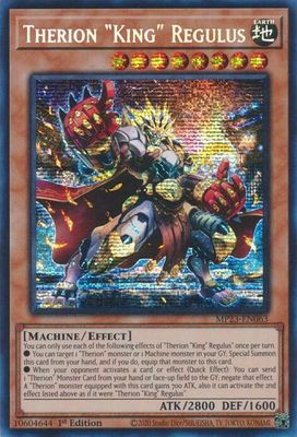 Therion "King" Regulus - 25th Anniversary Tin: Dueling Heroes Mega Pack (MP23) Secret Rare