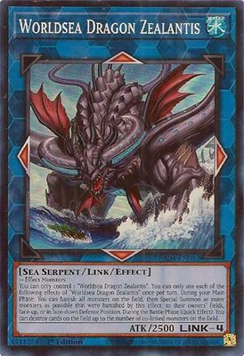 SJ Worldsea Dragon Zealantis - Quarter Century Stampede (RA04) Quarter Century Stampede Secret Rare