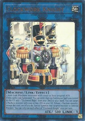 Clockwork Knight Secret Rare - Rarity Collection 5 (RA05)