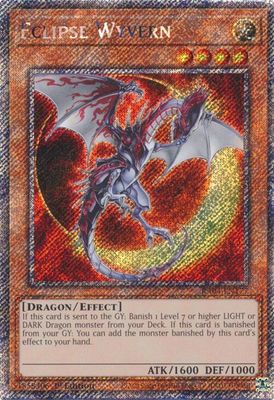 Eclipse Wyvern (Platinum Secret Rare) - Quarter Century Stampede (RA04)