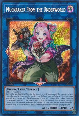 Muckraker From the Underworld - 25th Anniversary Tin: Dueling Heroes Mega Pack (MP23) Secret Rare