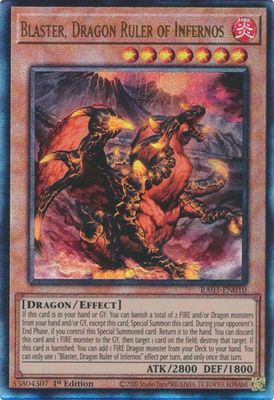 Blaster, Dragon Ruler of Infernos (PUR) - Quarter Century Bonanza Quarter Century Bonanza Super Rare