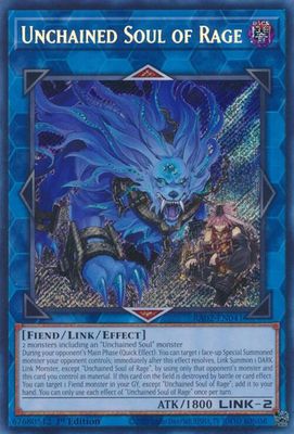 Unchained Soul of Rage (Secret Rare) - 25th Anniversary Rarity Collection II (RA02) Secret Rare