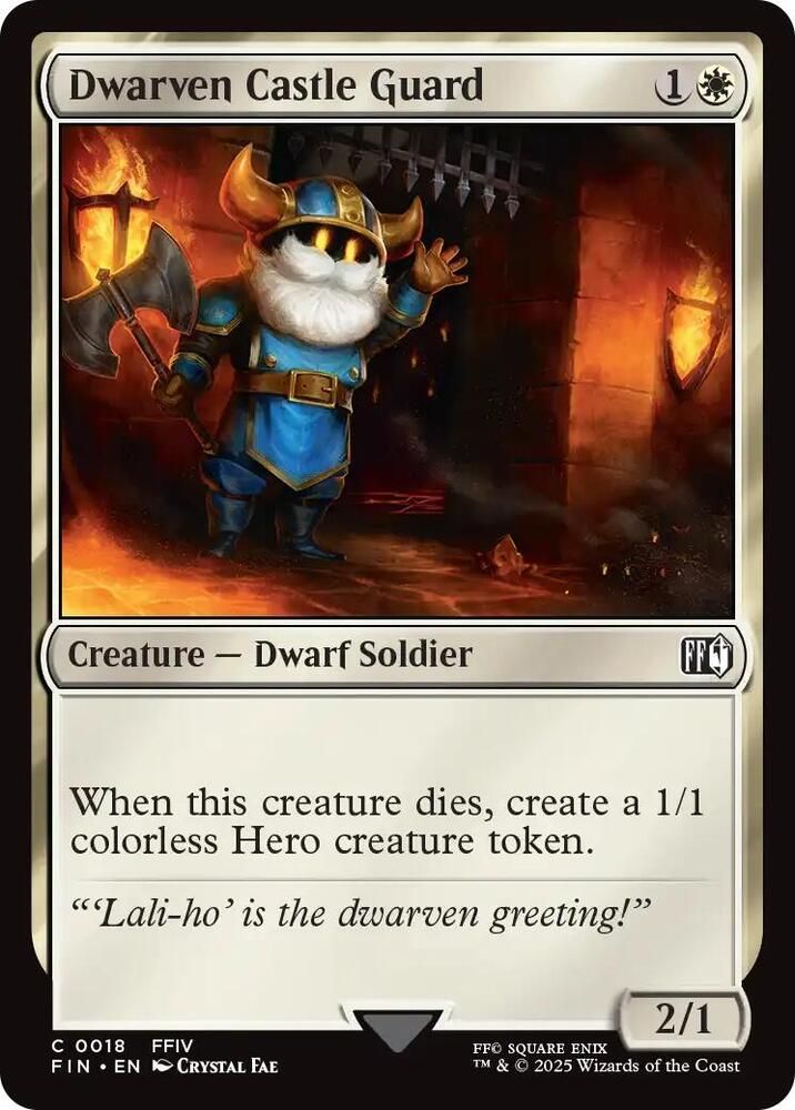 Dwarven Castle Guard - FINAL FANTASY (FIN)