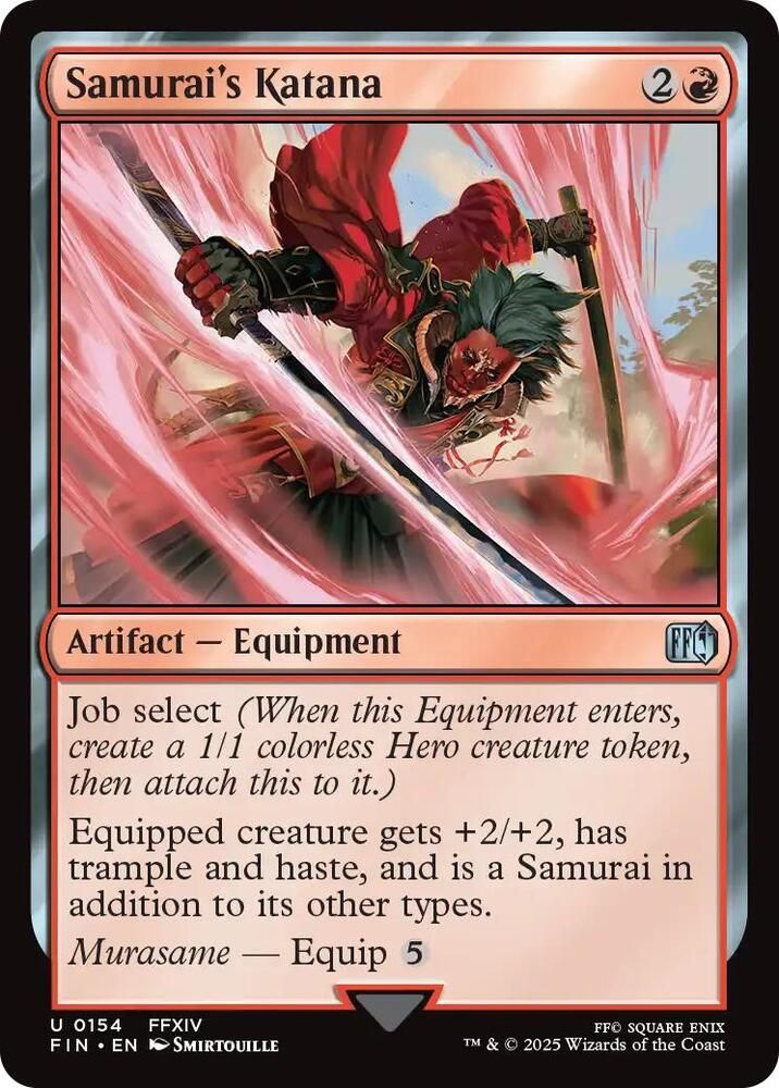 Samurai's Katana - FINAL FANTASY (FIN) Uncommon