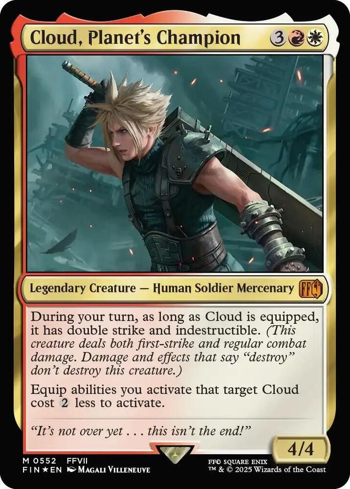 Cloud, Planet's Champion - FINAL FANTASY (FIN) Foil