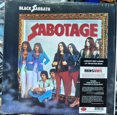 SJ2 Sabotage Black Sabbath LP Vinyl Acetato SJ2 Sabotage Black Sabbath LP Vinyl Acetato