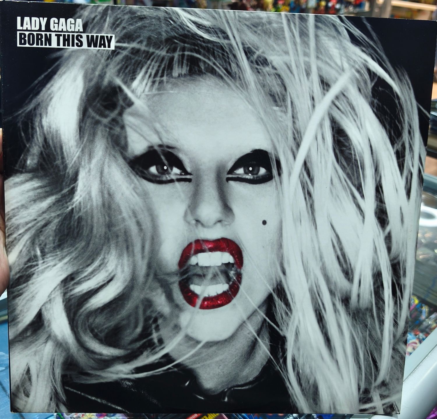 SJ2 Lady Gaga Born This Way LP Vinyl Acetato 2 Discos