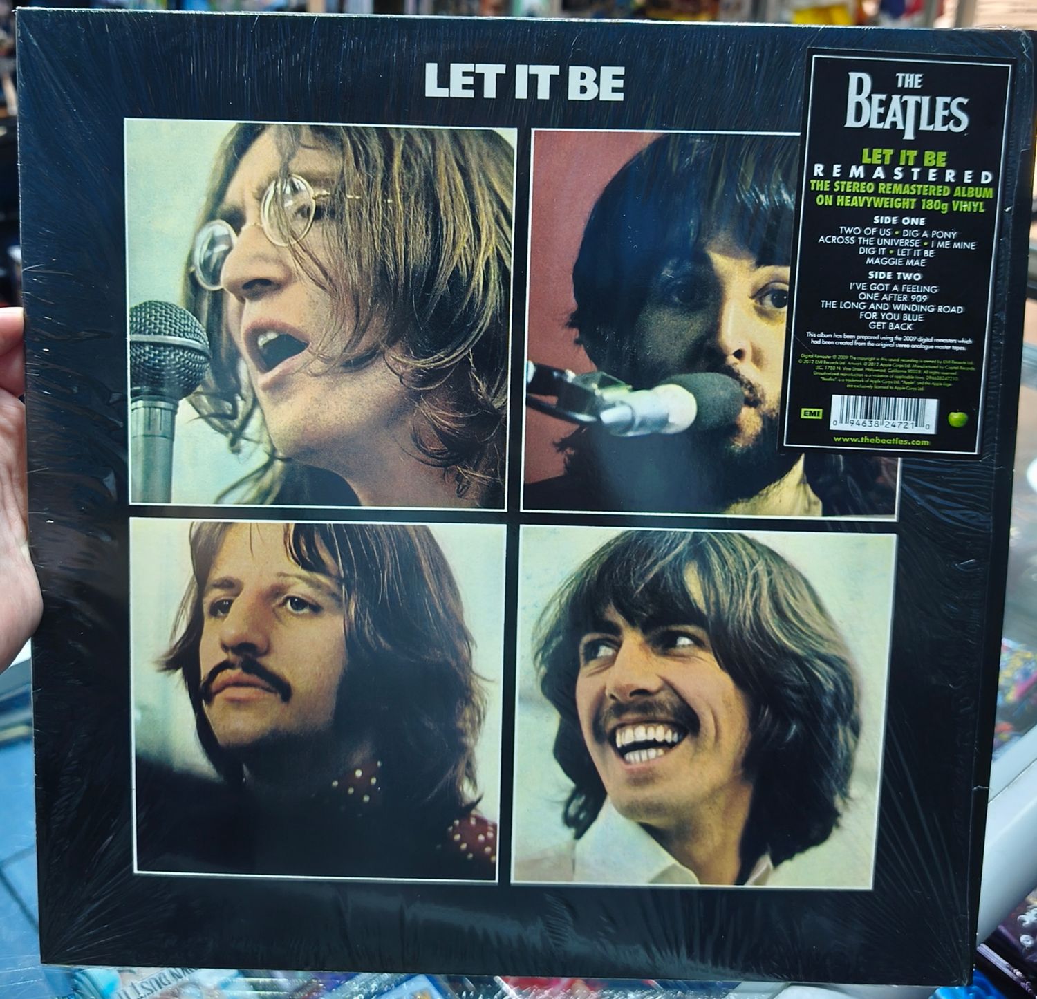 SJ2 The Beatles Let It Be LP Vinyl Acetato