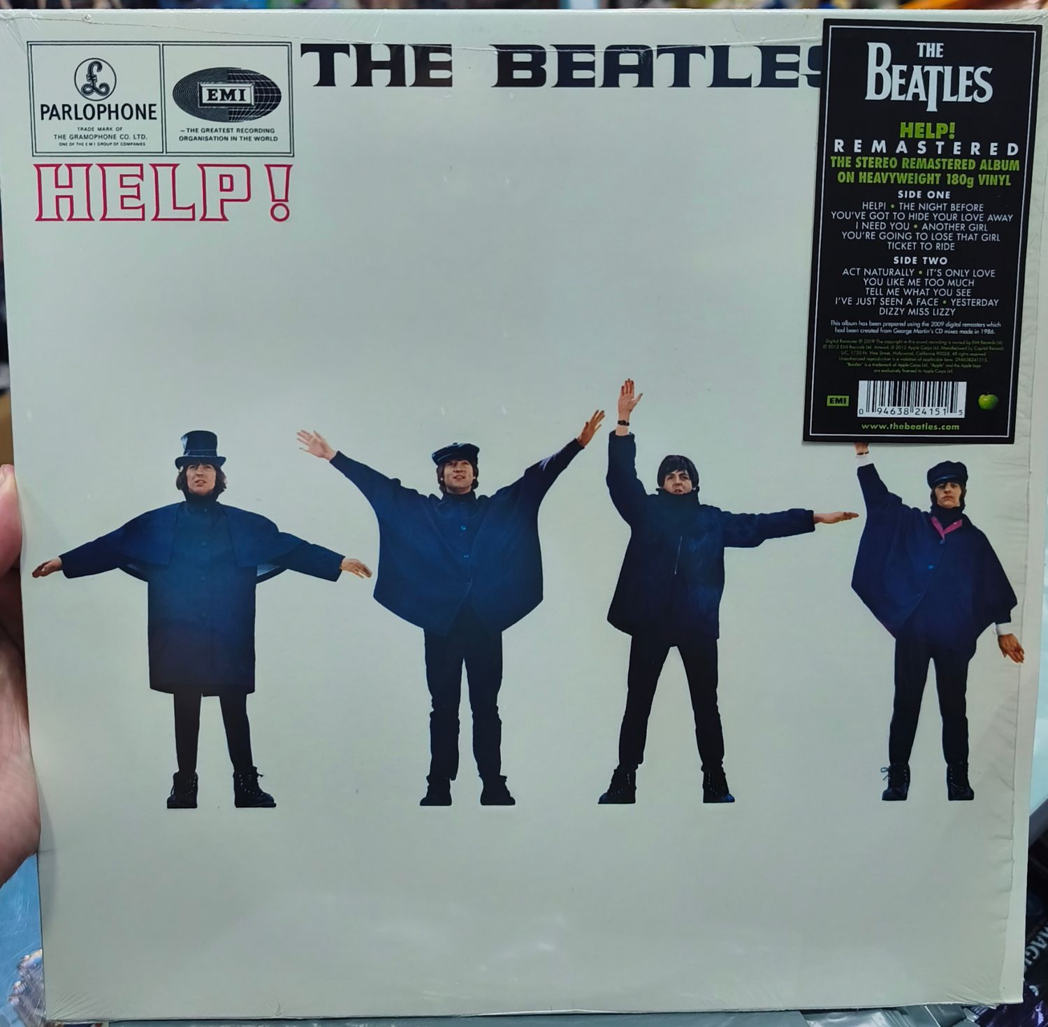 SJ2 The Beatles Help LP Vinyl Acetato