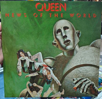SJ2 Queen News of The World LP Vinyl Acetato