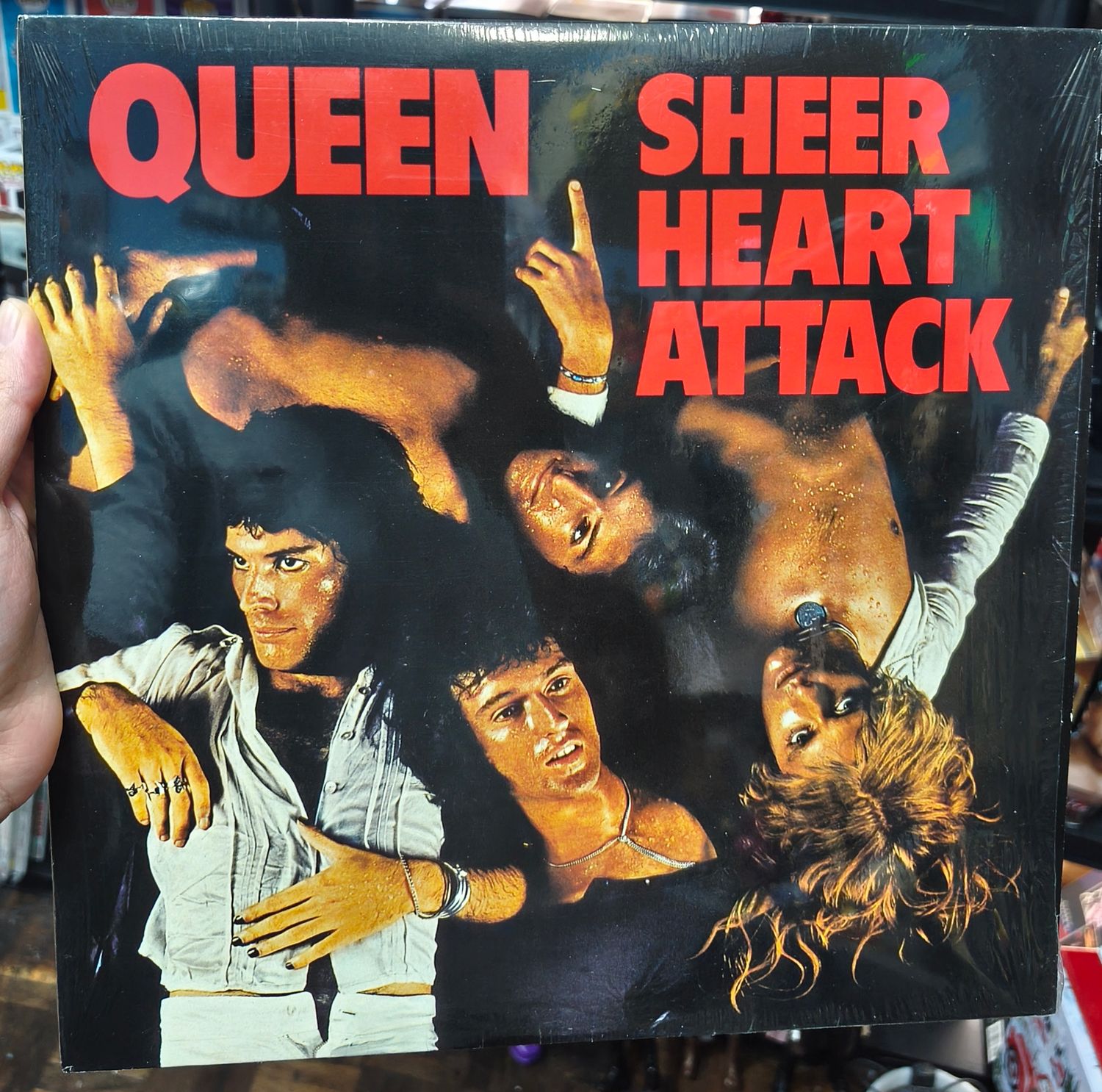 SJ2 Queen Sheer Hearts Attack LP Vinyl Acetato