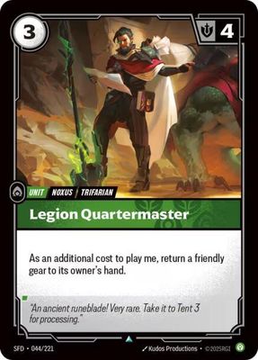 Legion Quartermaster - Spiritforged (SFD) Uncommon