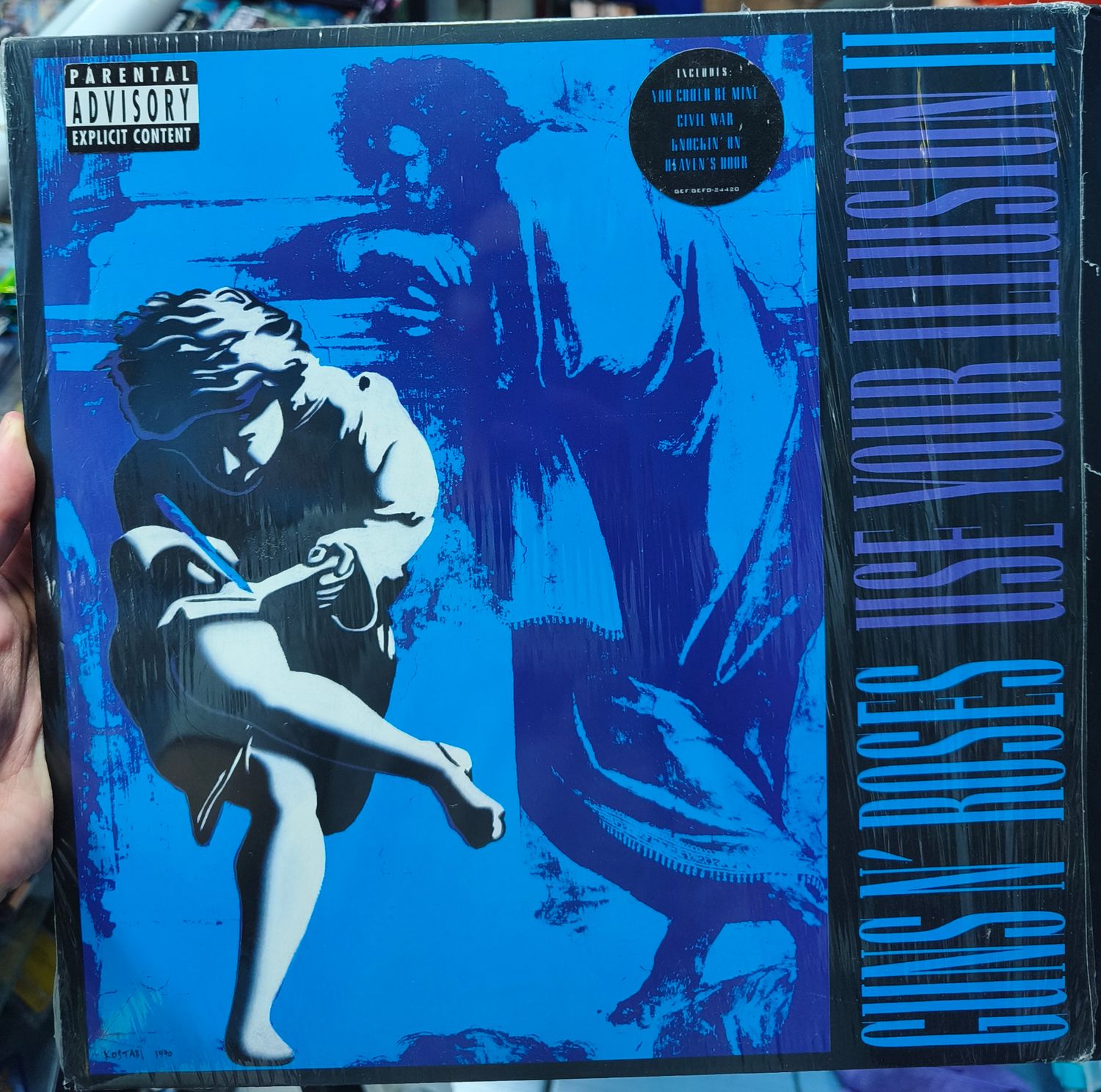 SJ2 Guns n Roses Use Your Ilusion LP Vinyl Acetato 2 Discos