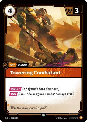 Towering Combatant - Unleashed (UNL) Common