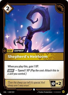 Shepherd's Heirloom - Unleashed (UNL) Common