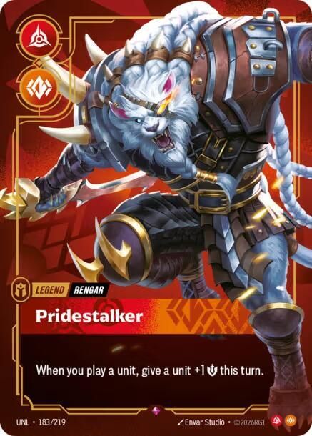 SJF Rengar - Pridestalker - Unleashed (UNL) Foil Rare