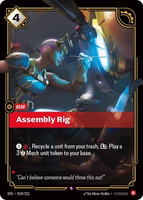 Assembly Rig - Spiritforged (SFD) Foil Rare
