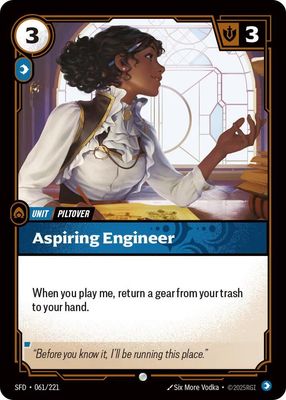 Aspiring Engineer - Spiritforged (SFD) Common Foil